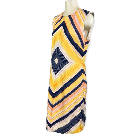 Slate & Willow (12) Hawaiian Stripe Sheath Dress - Picture 8 of 11